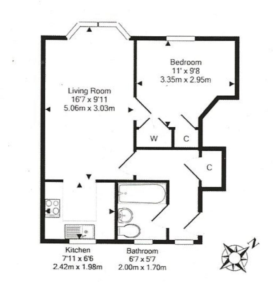 אדינבורו Violet Bank Apartment West End. מראה חיצוני תמונה